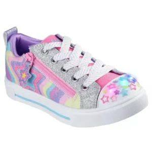 Skechers | Little Girls Twinkle Toes: Twinkle Sparks - Cosmic Burst Light-Up Casual Sneakers from Finish Line