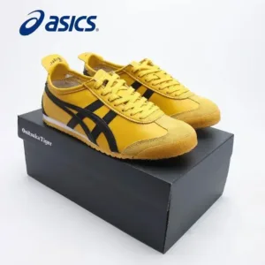 Asics Onitsuka Tiger MEXICO 66 Slip-on Running Shoes for Men and Women Classic Leather Sneakers Breathable Flat Shoes