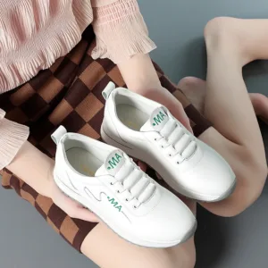 White Shoes for Women Sneakers 2023 Breathable Women's Sports Shoes Outdoor Walking Flats Woman Spring Casual Shoe Lady Sneaker