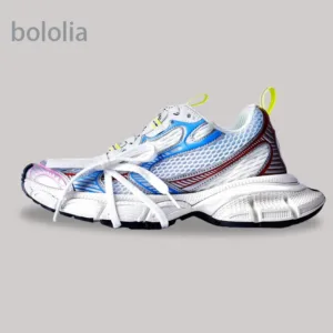 Sneakers for Men's Sports Shoes Women Sneakers Mesh Running Shoes Couple Breathable Casual Shoes Lace up Thick Sole Dad Shoe
