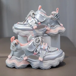 Children'S Sports Shoes Spring And Autumn Boys And Girls Outdoor Casual Shoes Soft Soled Daddy Shoes Shoes For Girls Size 2