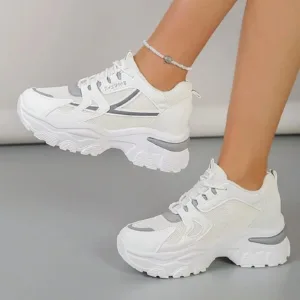 Women Sneakers 2024 Fashion Breathble Vulcanized Shoes Leisure Summer Sport Shoes Running Shoes Breathable Fashion Zapatillas