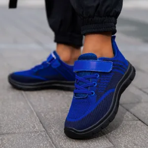 Children Sports Shoes Boys Girls Casual Lightweight Mesh Breathable Sneakers Kids Outdoors Comfortable Non-Slip Running Shoes