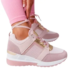 Summer Women Chunky Sneakers Solid Color Platform Shoes Thick Bottom Zipper Women's Vulcanized Shoes Sneakers Zapatos De Mujer